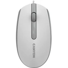 Мышь Canyon M-10 (белый/серый)