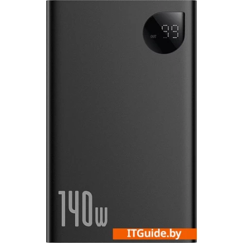 Внешний аккумулятор Baseus Adaman Digital Display Fast Charge Power Bank 140W 24000mAh (черный) ver1