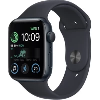 Умные часы Apple Watch SE 2 40 мм Воcстановленный by Breezy, грейд N (алюминиевый корпус, полуночный/полуночный, спортивный силиконовый ремешок)