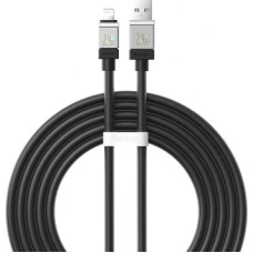 Кабель Baseus CoolPlay Series Fast Charging Cable 2.4A USB Type-A - Lightning (2 м, черный)