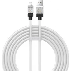 Кабель Baseus CoolPlay Series Fast Charging Cable 2.4A USB Type-A - Lightning (2 м, белый)