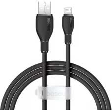 Кабель Baseus Pudding Series Fast Charging Cable 2.4A USB Type-A - Lightning (1.2 м, черный)