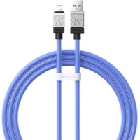 Кабель Baseus CoolPlay Series Fast Charging Data Cable 2.4A USB Type-A - Lightning (1 м, синий)