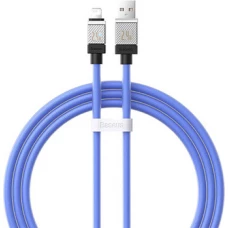 Кабель Baseus CoolPlay Series Fast Charging Data Cable 2.4A USB Type-A - Lightning (1 м, синий)