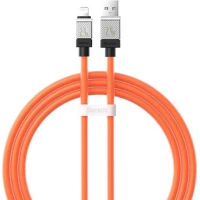 Кабель Baseus CoolPlay Series Fast Charging Data Cable 2.4A USB Type-A - Lightning (1 м, оранжевый)