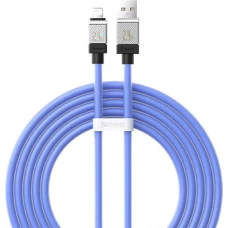 Кабель Baseus CoolPlay Series Fast Charging Data Cable 2.4A USB Type-A - Lightning (2 м, синий)