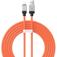 Кабель Baseus CoolPlay Series Fast Charging Data Cable 2.4A USB Type-A - Lightning (2 м, оранжевый)