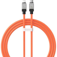 Кабель Baseus CoolPlay Series Fast Charging Cable 20W USB Type-C - Lightning (1 м, оранжевый)