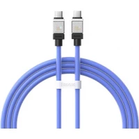 Кабель Baseus CoolPlay Series Fast Charging Data Cable 100W USB Type-C - USB Type-C (1 м, синий)
