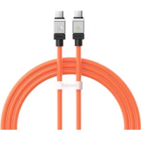 Кабель Baseus CoolPlay Series Fast Charging Data Cable 100W USB Type-C - USB Type-C (1 м, оранжевый)