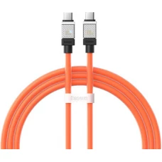 Кабель Baseus CoolPlay Series Fast Charging Data Cable 100W USB Type-C - USB Type-C (1 м, оранжевый)