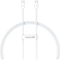 Кабель Baseus Superior Series 2 Fast Charging Data Cable 100W USB Type-C - USB Type-C (1 м, белый)