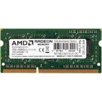 Оперативная память AMD 4GB DDR3 SO-DIMM 1600 МГц R534G1601S1S-UG