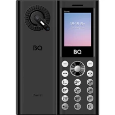 Кнопочный телефон BQ-Mobile BQ-1858 Barrel (черный/серебристый)