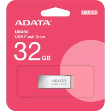 USB Flash ADATA UR350 32GB UR350-32G-RSR/BG (серебристый/коричневый)