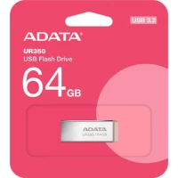USB Flash ADATA UR350 64GB UR350-64G-RSR/BG (серебристый/коричневый)