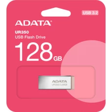 USB Flash ADATA UR350 128GB UR350-128G-RSR/BG (серебристый/коричневый)