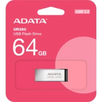 USB Flash ADATA UR350 64GB UR350-64G-RSR/BK (серебристый/черный)