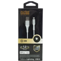 Кабель CACTUS USB Type-A - Lightning CS-LG.USB.A-1.2 (1.2 м, белый)