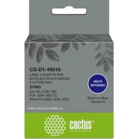 Картридж CACTUS CS-D1-45016 (аналог Dymo D1-45016)