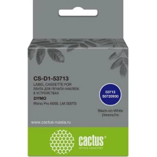 Картридж CACTUS CS-D1-53713 (аналог Dymo D1-53713)