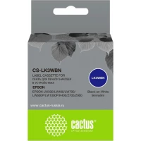 Картридж CACTUS CS-LK3WBN (аналог Epson LK3WBN)