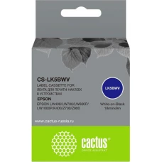 Картридж CACTUS CS-LK5BWV (аналог Epson LK5BWV)