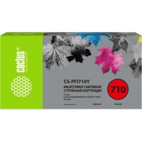 Картридж CACTUS CS-PFI710Y (аналог Canon PFI710Y)