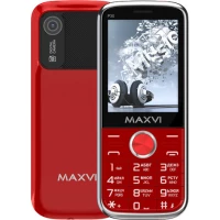 Кнопочный телефон Maxvi P30 (красный)
