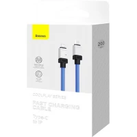 Кабель Baseus CoolPlay Series USB Type-C - Lightning (2 м, голубой)