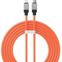 Кабель Baseus CoolPlay Series USB Type-C - Lightning (2 м, оранжевый)