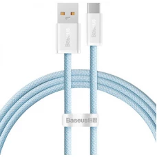 Кабель Baseus Dynamic Series USB Type-A - USB Type-C (1 м, голубой)