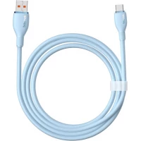 Кабель Baseus Pudding Series Fast Charging Cable 100W USB Type-C - USB Type-C (1.2 м, голубой)