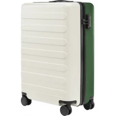 Чемодан-спиннер Ninetygo Rhine Luggage 20" (белый/зеленый)