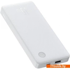 Внешний аккумулятор Baseus Airpow Lite Power Bank 15W 10000mAh P10067500123-00 (белый)