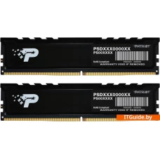 Оперативная память Patriot Signature Premium 2x16ГБ DDR5 4800МГц PSP532G4800KH1