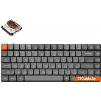 Клавиатура Keychron K3 Max White LED K3M-A3-RU (Gateron Low Profile Brown)