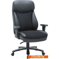 Офисное кресло CHAIRMAN CH414 (экокожа/ткань черный)