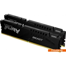 Оперативная память Kingston FURY Beast 2x32ГБ DDR5 6400 МГц KF564C32BBK2-64