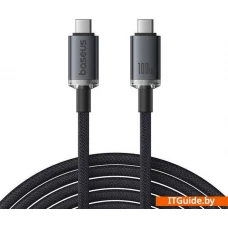 Кабель Baseus Crystal Shine USB3.2 Full-Featured Fast-Charging 100W USB Type-C - USB Type-C (1.5 м, черный)
