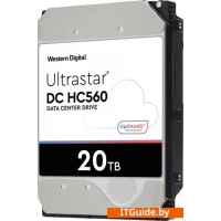 Жесткий диск WD Ultrastar DC HC560 20TB WUH722020BLE6L4