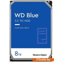 Жесткий диск WD Blue 8TB WD80EAAZ