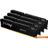 Оперативная память Kingston FURY Beast 4x16ГБ DDR5 6000 МГц KF560C40BBK4-64