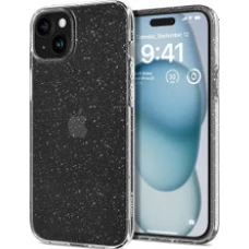 Чехол для телефона Spigen Liquid Crystal Glitter для iPhone 15 ACS06788 (затемненный/прозрачный)