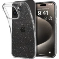 Чехол для телефона Spigen Liquid Crystal Glitter для iPhone 15 Pro Max ACS06559 (затемненный/прозрачный)