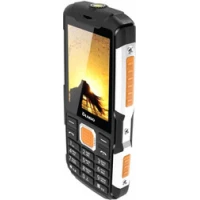 Кнопочный телефон Olmio X14 (черный/оранжевый)