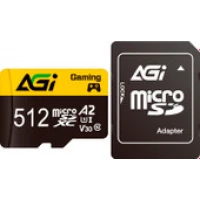 Карта памяти AGI TF138 Supreme microSDXC 512GB AGI512GGSTF138 (с адаптером)