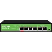 Неуправляемый коммутатор Digma DSP204G-2G-T80