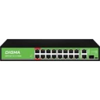 Неуправляемый коммутатор Digma DSP216F-1G-1C-R300