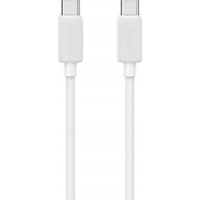 Кабель Usams US-SJ696 USB Type-C - USB Type-C (2 м, белый)